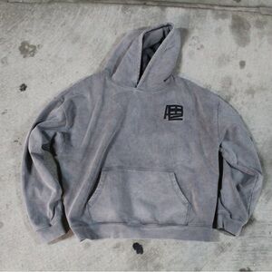 Acid Wash Grey Hoodie